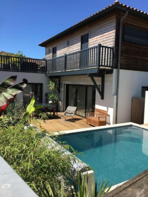 Villa vacance Anglet avec piscine, 1km de la plage